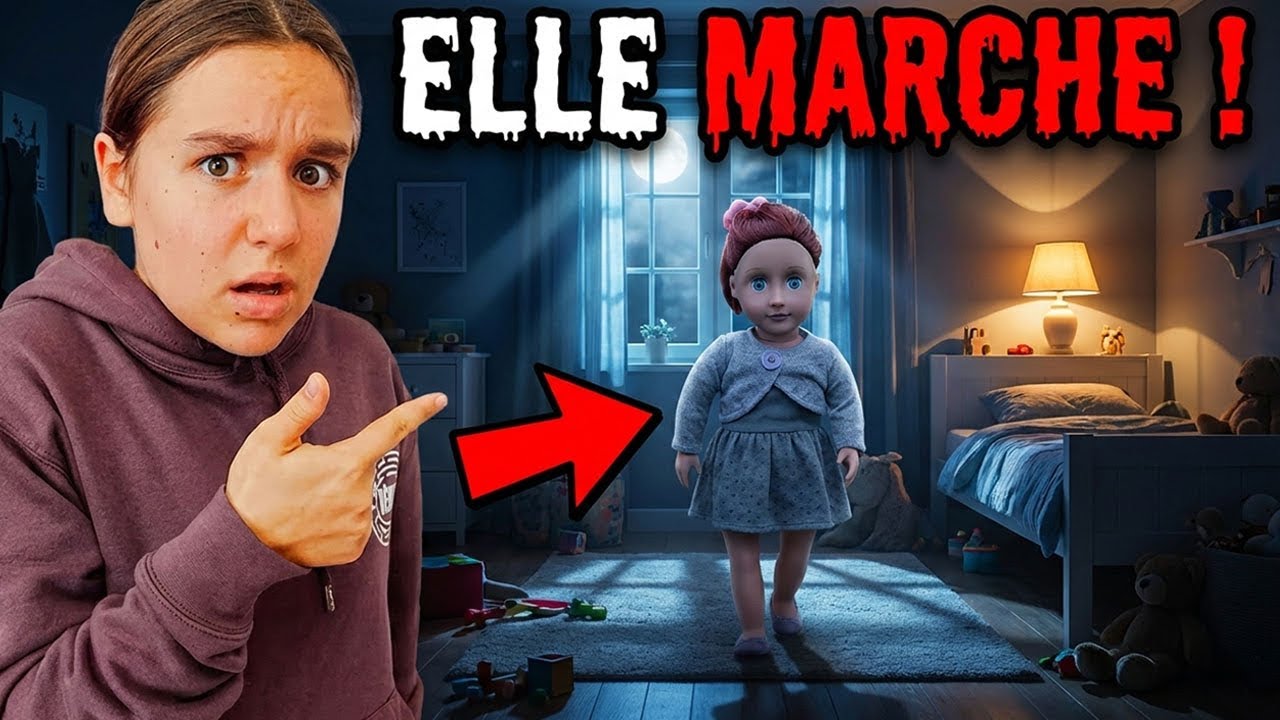 JE L'AI VU ENTRAIN DE MARCHER ! LA POUPÉE EST VIVANTE ! - PINK LILY