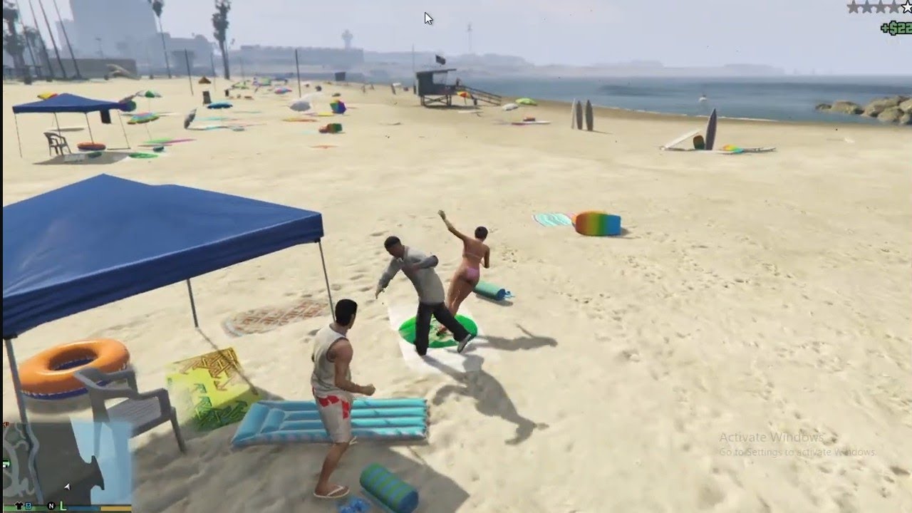 GTA V Falling Frank NPC Reaction 😂🤣🤣