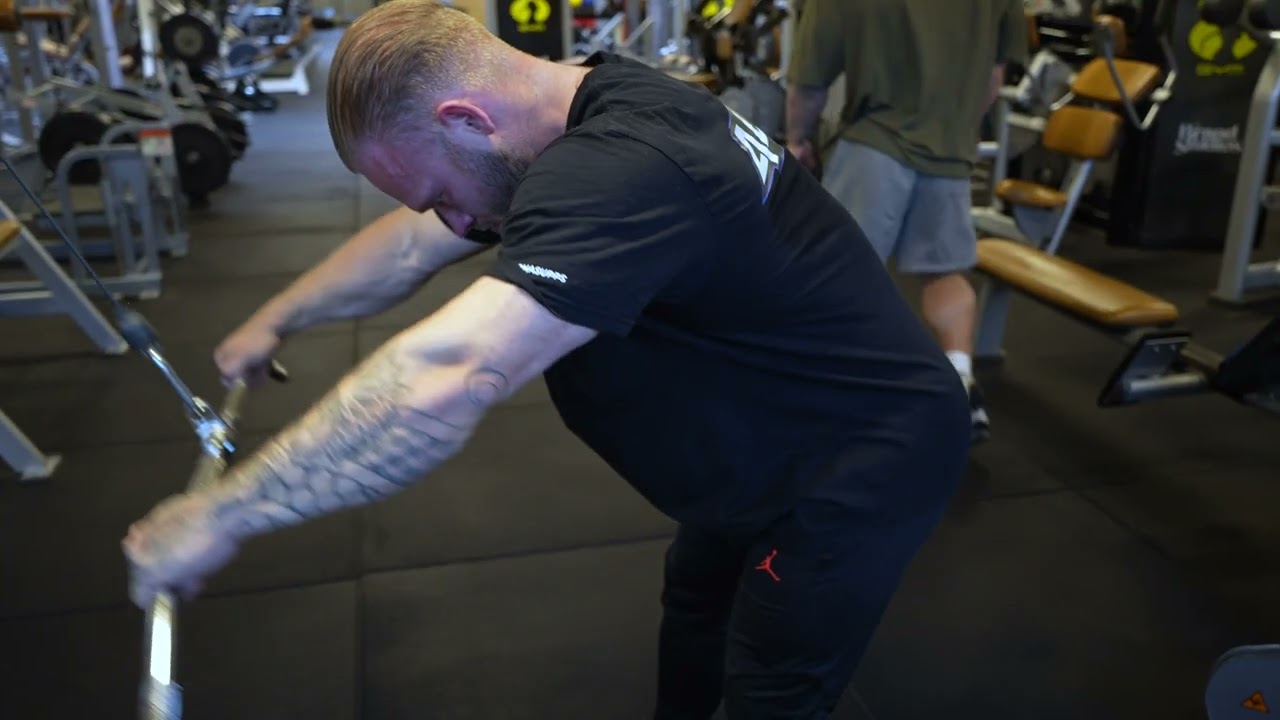 Exercise Tutorial - (Straight Bar Cable Lat Pullover) - Evolving Physiques