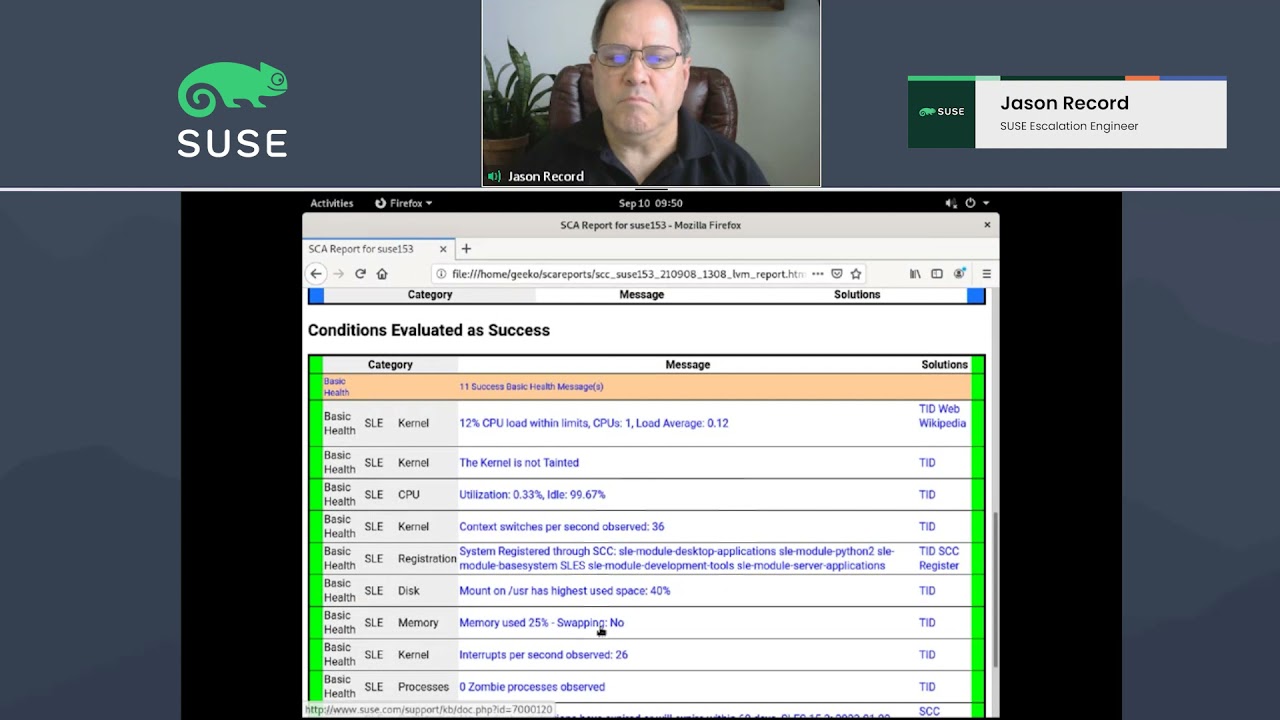 Tutorial for the SCA Tool with Jason Record