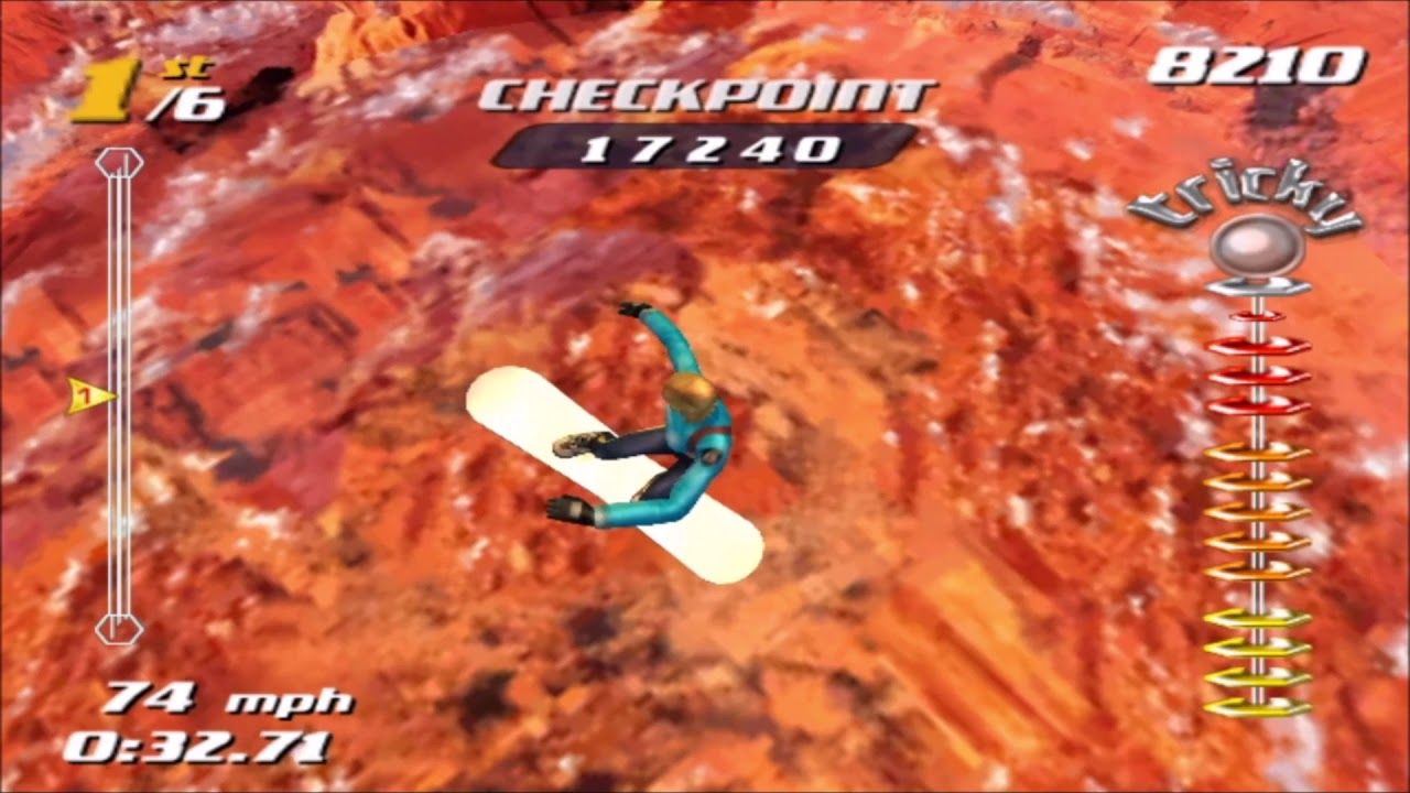 SSX Tricky - Mesablanca Race (any%) - 0:59.99 (TAS)