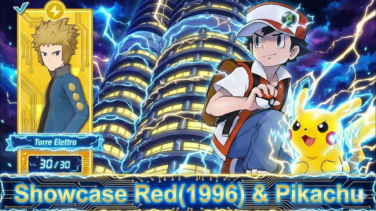 SHOWCASE: Red(1996) & Pikachu 1/5 Gridless | Pok&eacute;mon Masters EX 