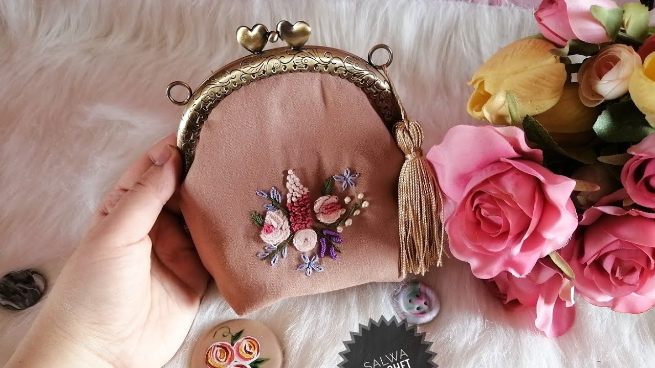 خياطه شنطه/محفظه /بوك مع تركيب الفريمSew a bag / wallet / book with the installation of the frame
