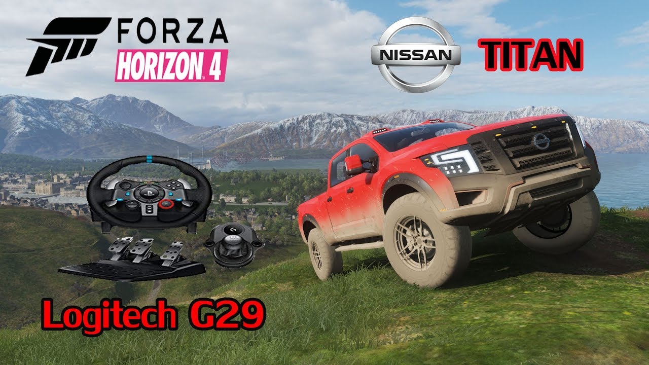 NISSAN TITAN | Forza Horizon 4| logitech g29 gameplay
