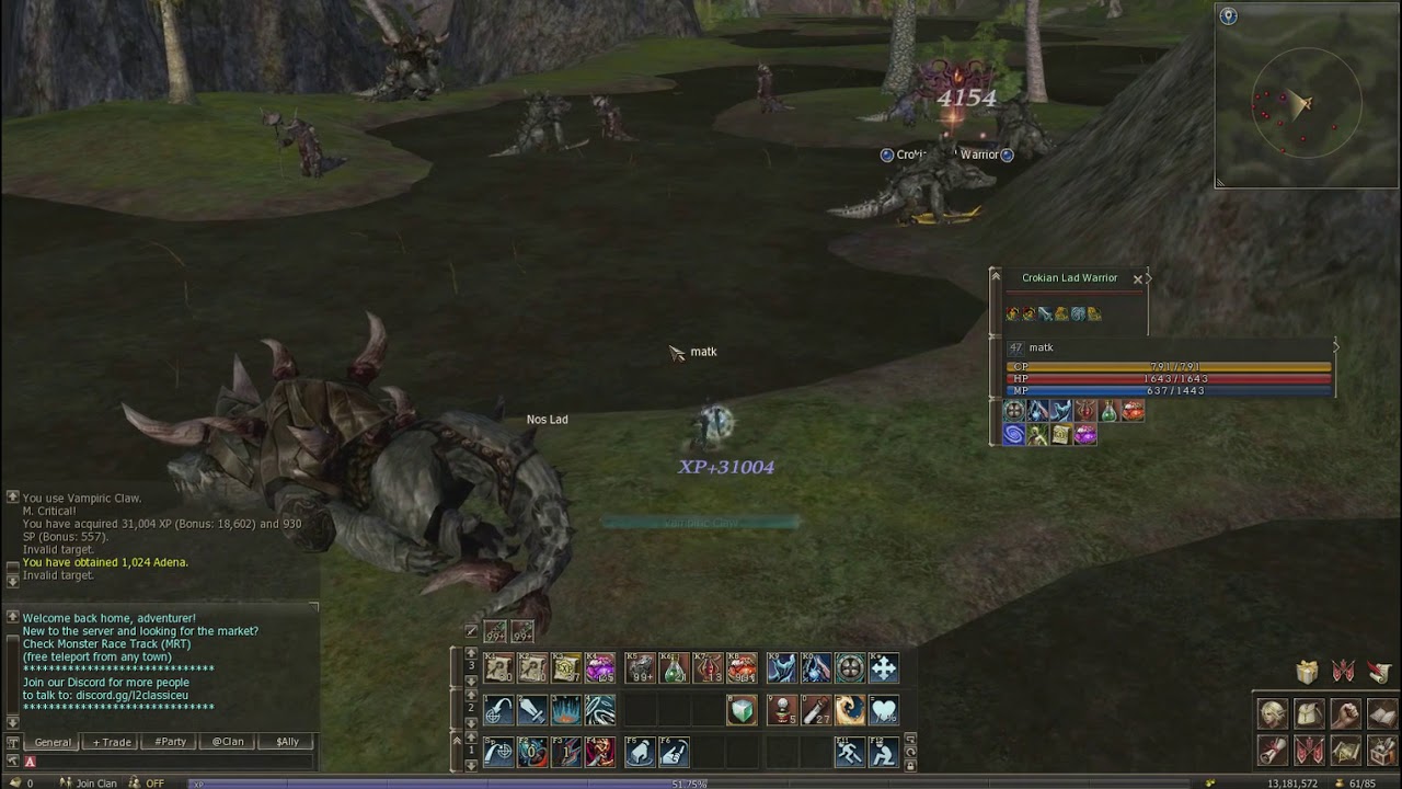 Lv 47 Spellhowler Soloing (No buffers! No down time!) Lineage 2 Classic EU