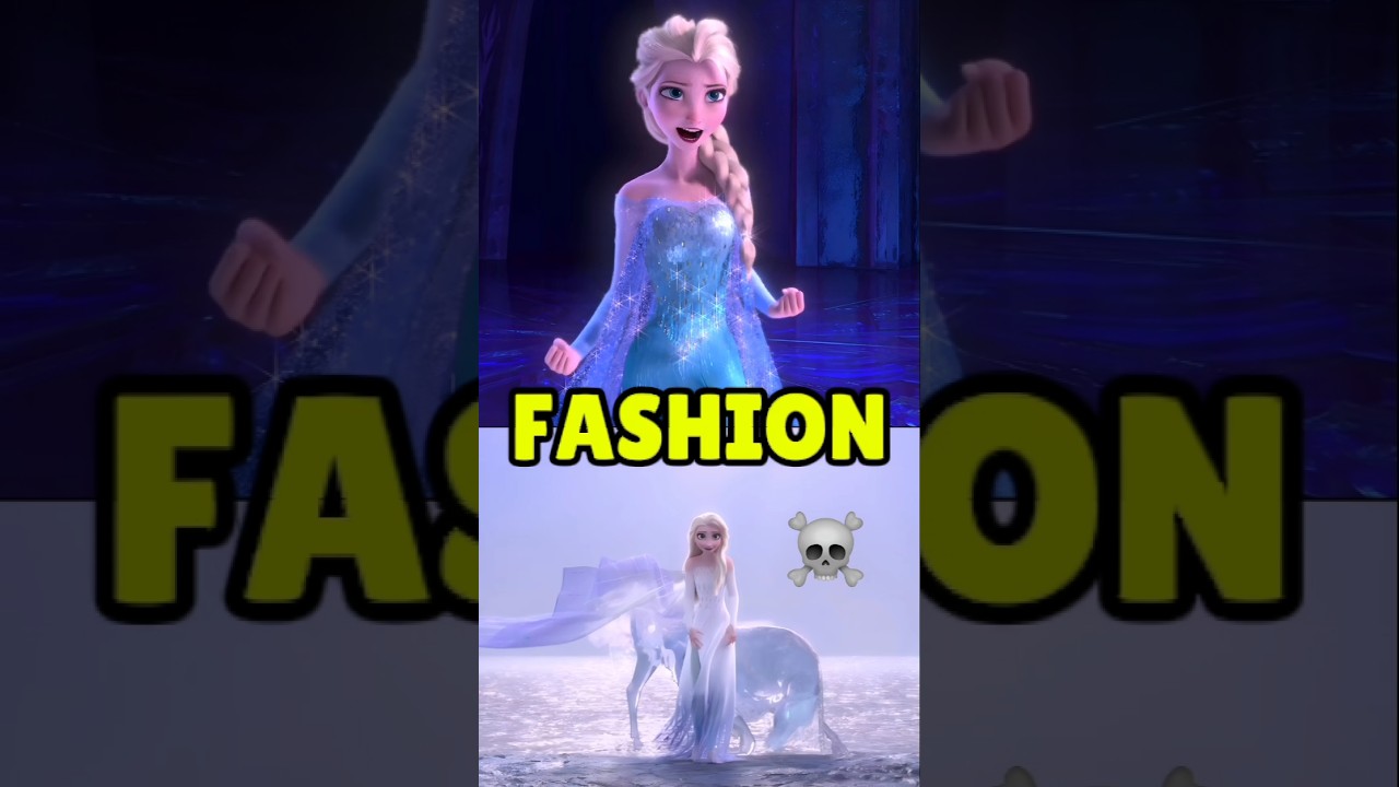 Elsa has a HIDDEN meaning in her dresses in Frozen