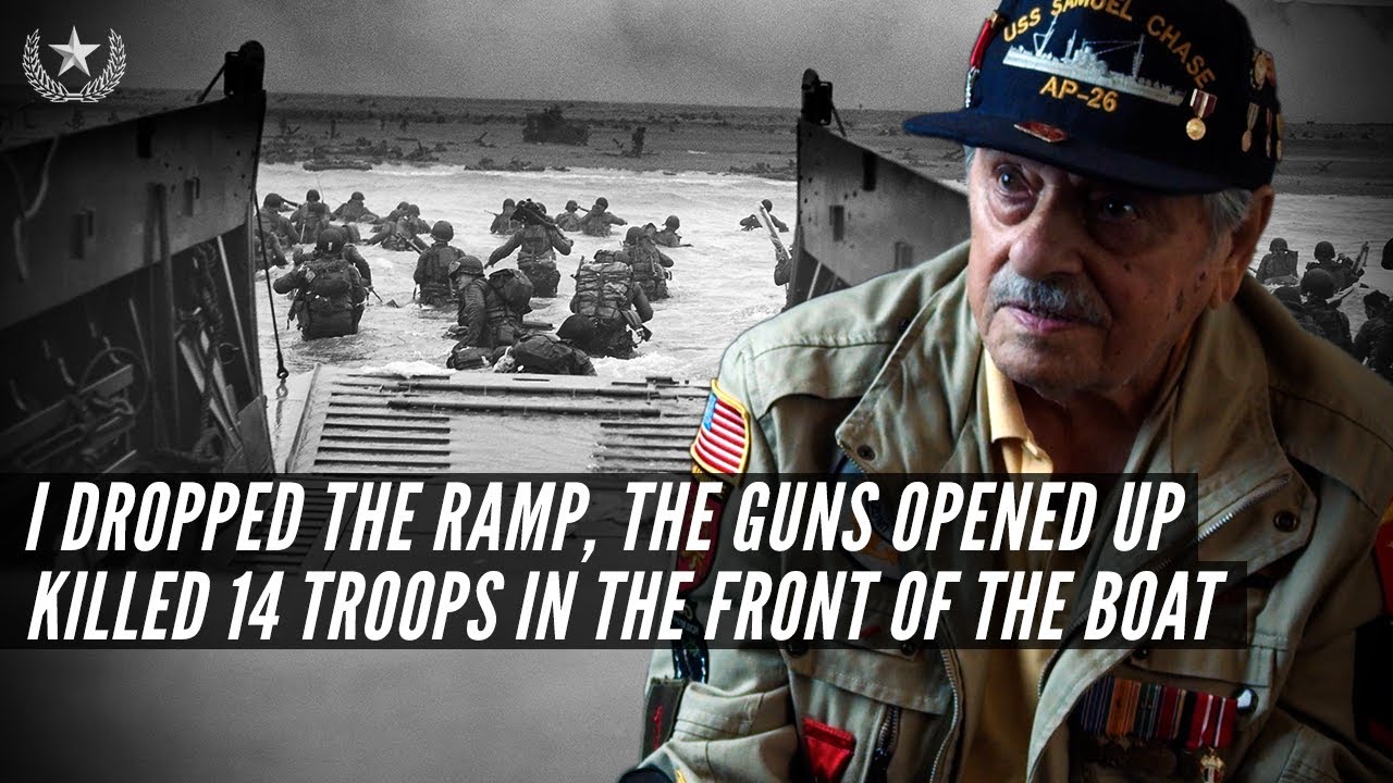 D-DAY HERO Recalls Lowering the Ramp in FIRST WAVE at Omaha Beach | Frank DeVita