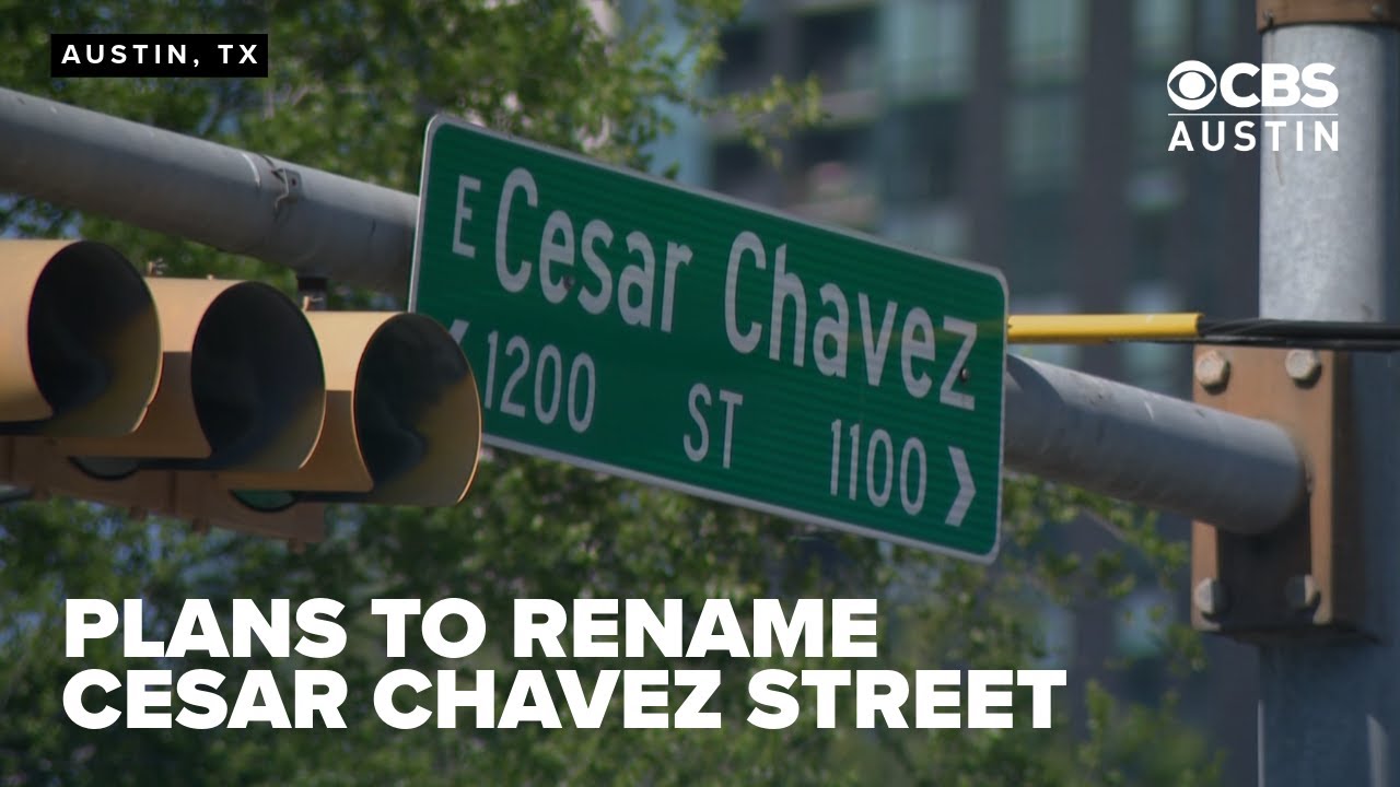 В Остине городской совет начал работу над планом переименования улицы Сезара Чавеса на фоне обвин...