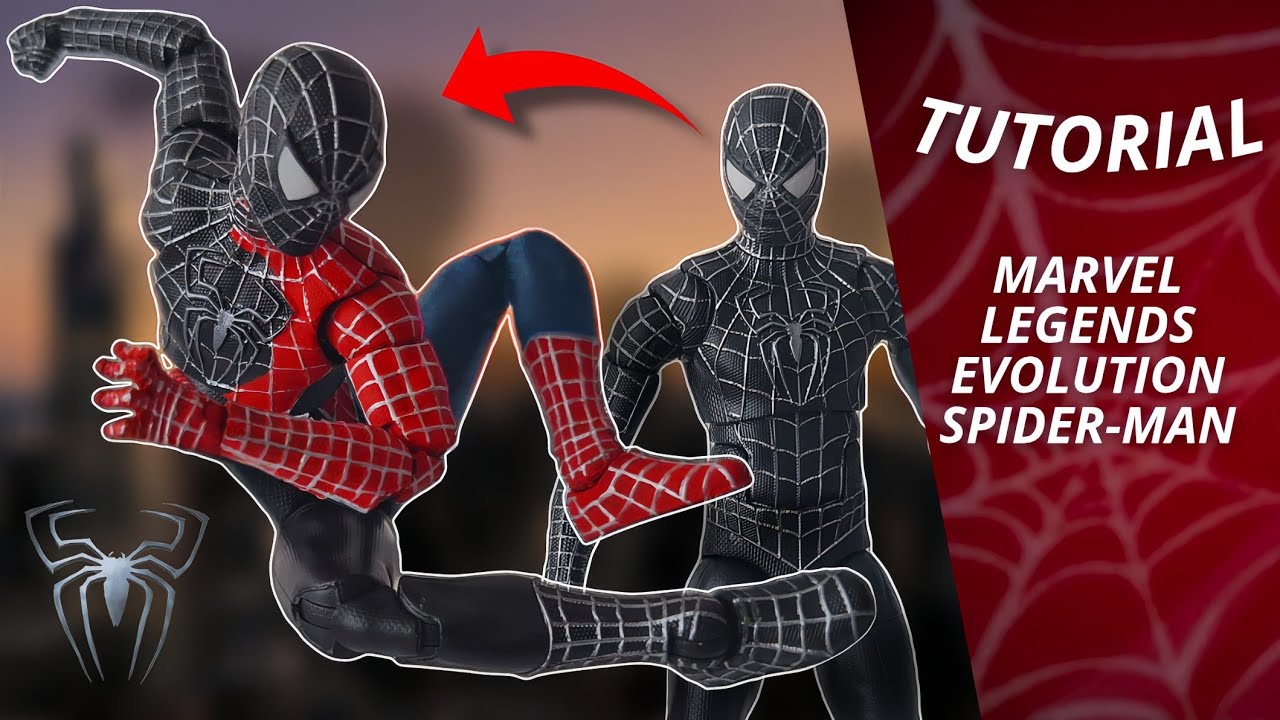 TUTORIAL | Cómo mejorar el Spider-Man Black Suit Marvel Legends