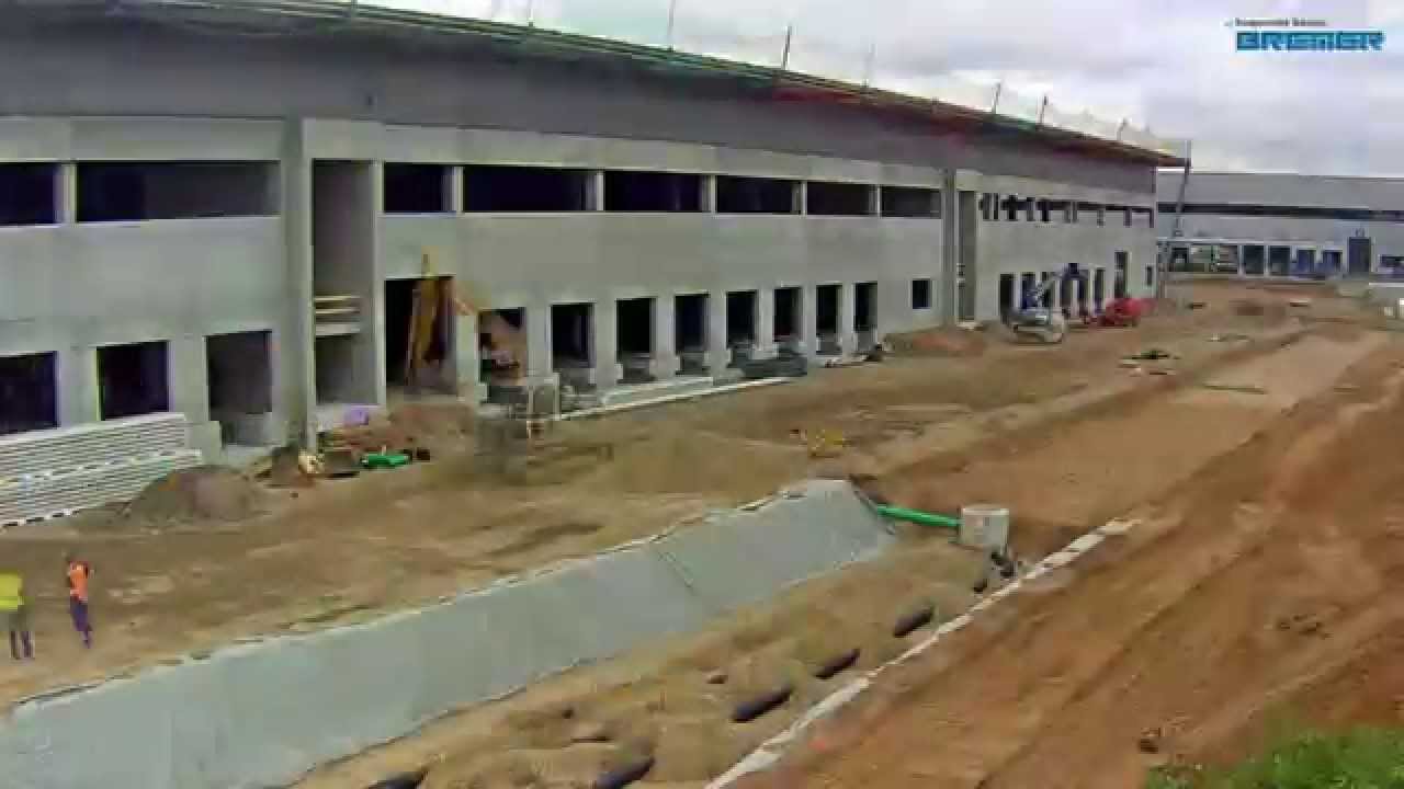 Zeitrafferfilm Bau Logistikcenter Neuss