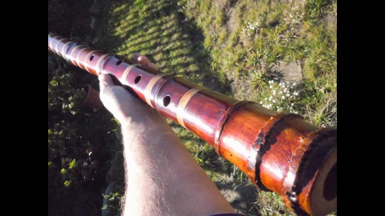 Shakuhachi inlaid rattan binding - Mujitsu Shakuhachi / Ken LaCosse
