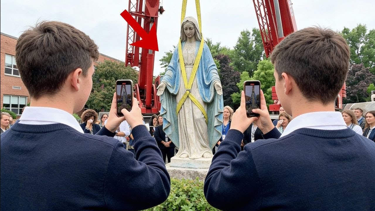 La preside rimosse la statua della Vergine… 6 giorni dopo un ragazzo entrò in coma e tutto cambiò