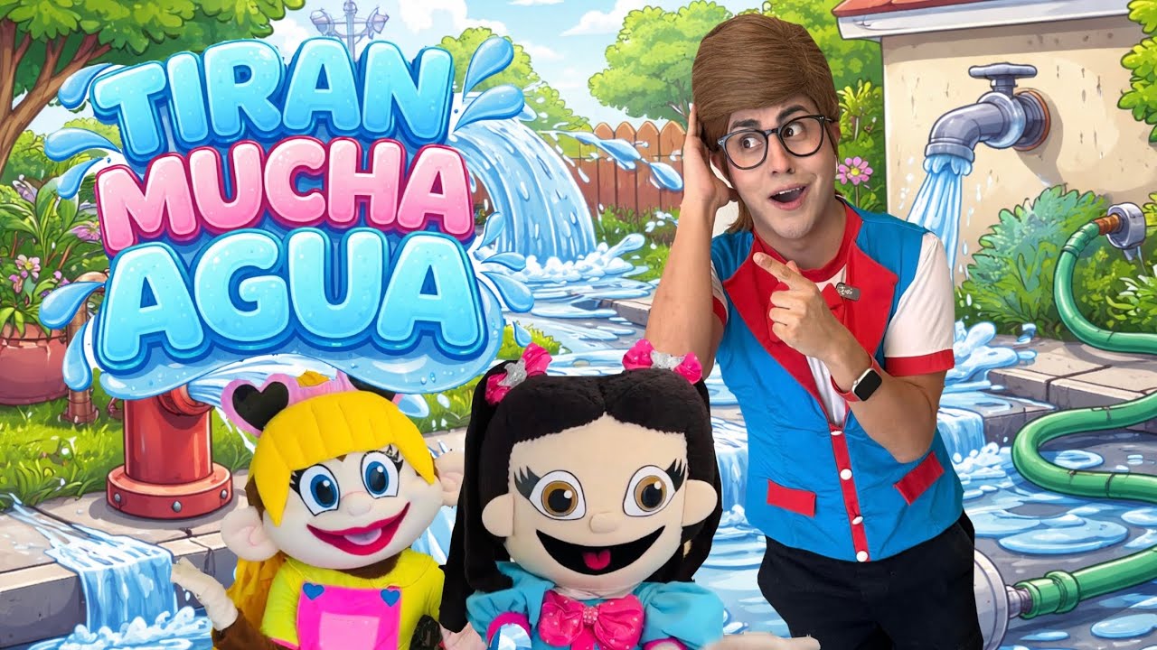 ¡Desperdician el AGUA! | Lola no quiere bañarse | Andy y Lola tiran agua | ¿Como cuidar el agua?