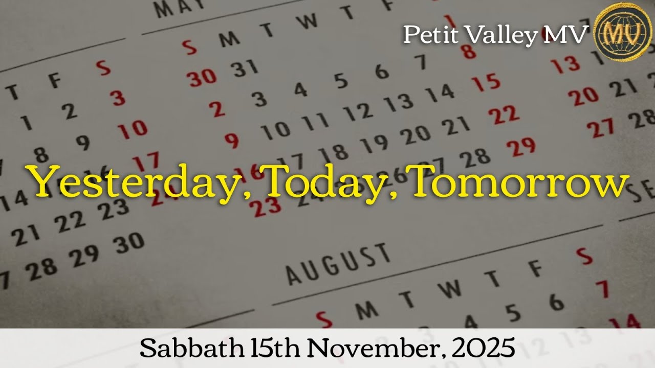 Petit Valley A.Y. Society | Yesterday, Today, Tomorrow | 15 Nov 2025