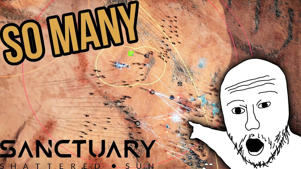 🤯ИХ ТАК МНОГО!🤯 Sanctuary: Shattered Sun 2 на 2: FoneE и Mr.StealurGurl против ИИ на карте White ...