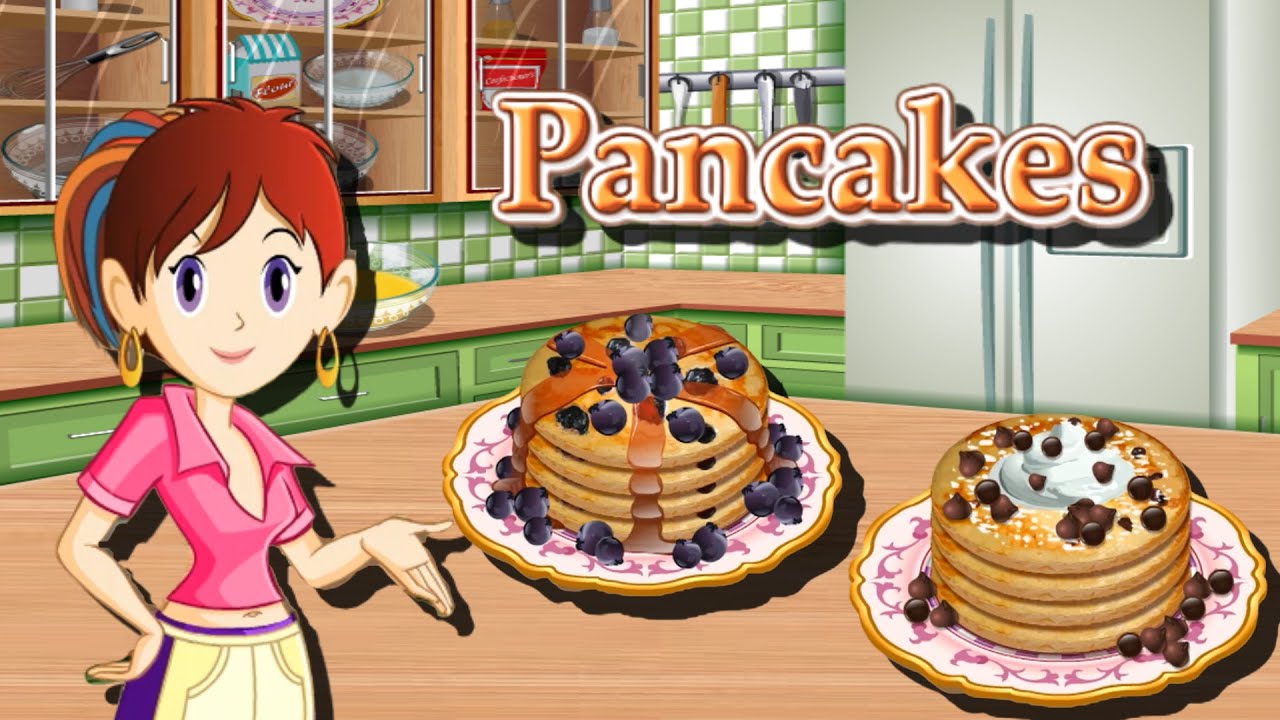 Sara's Cooking Class: Pancakes (BlueBerry Pancakes And Choco-Chip Pancakes) Part 2 