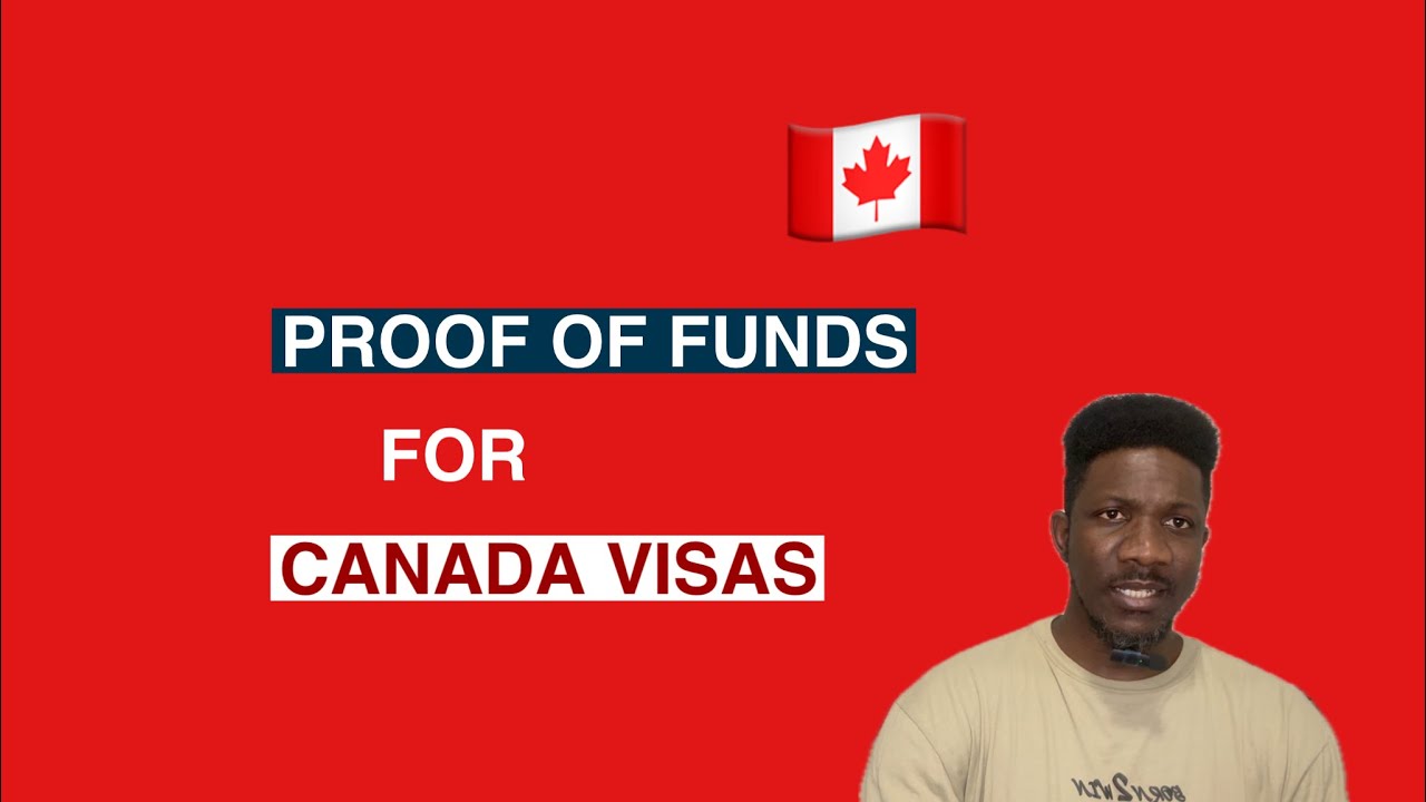 Proof Of Funds For Canada Visas.