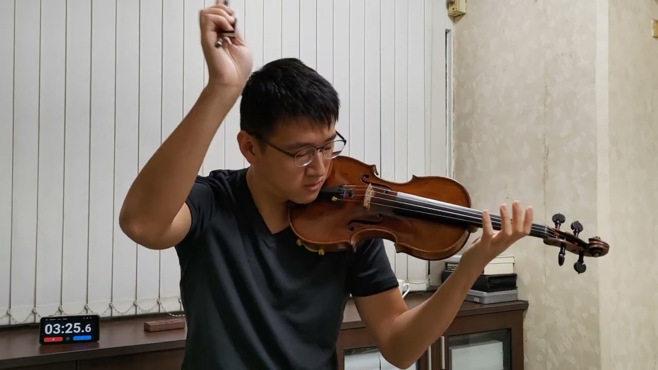 流浪者之歌 (成人自學小提琴2年1個月) Zigeunerweisen, P. Sarasate Op. 20