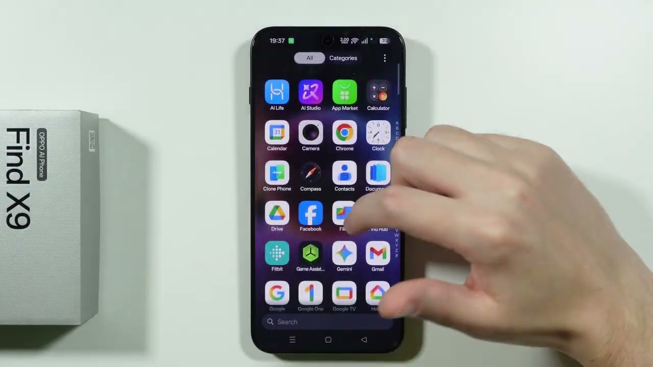 OPPO Find X9/X9 Pro: как отключить Google Feed на главном экране (удалить страницу Google News)