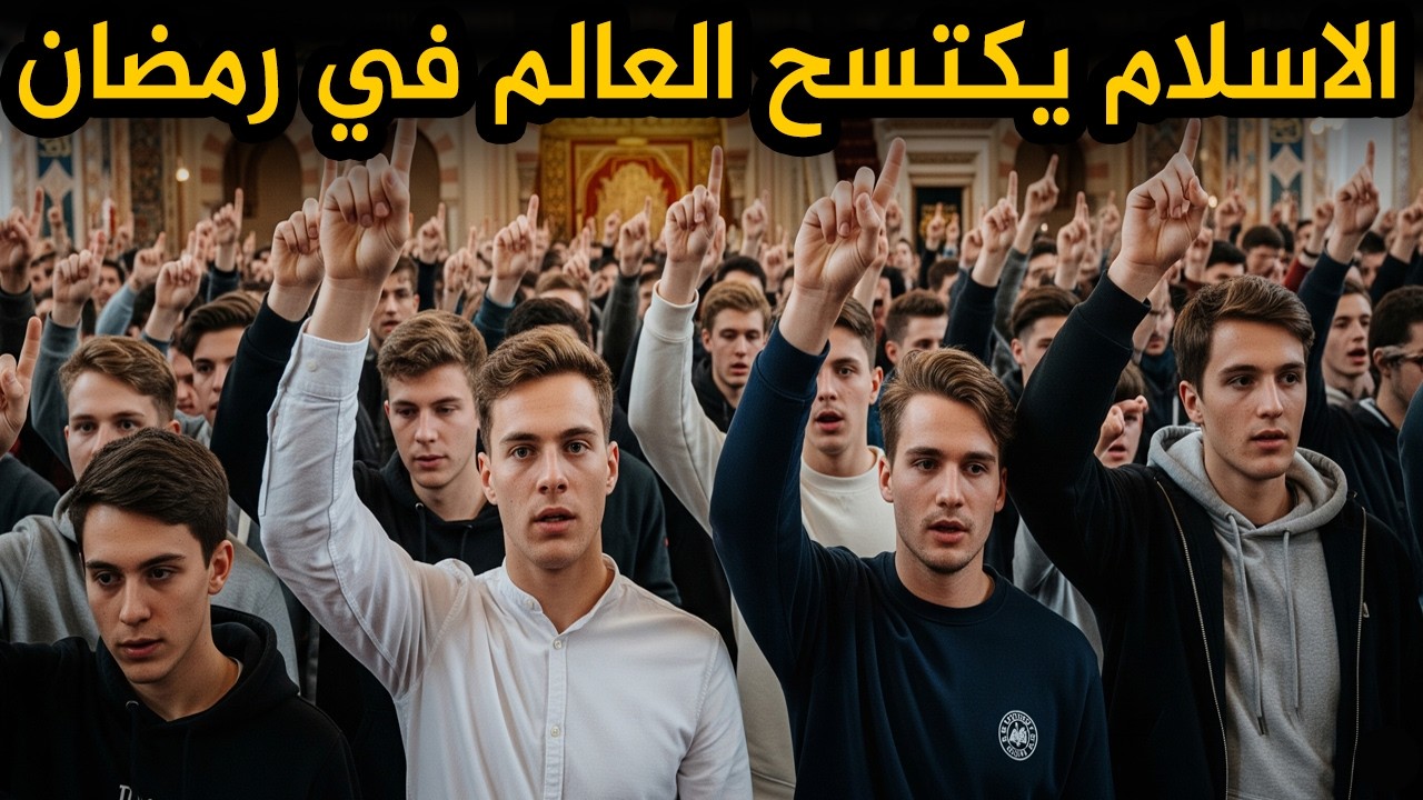 الله اكبر ولله الحمد.. مشاهد عجيبة لاكتساح الاسلام عالميا في رمضان!