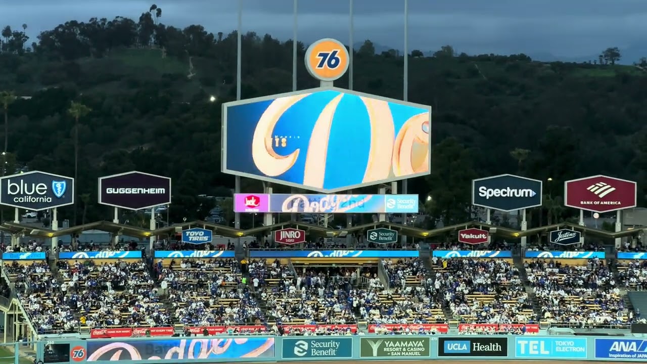 Los Angeles Dodgers Starting Lineup Intro 2025!