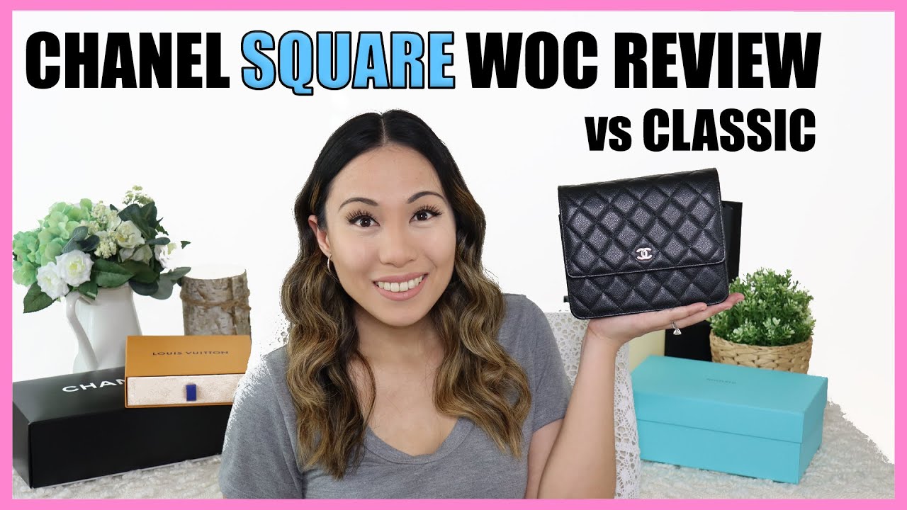 CHANEL WOC REVIEW AND COMPARISON 2020 (SQUARE VS. CLASSIC!) | LuxHandbagLover