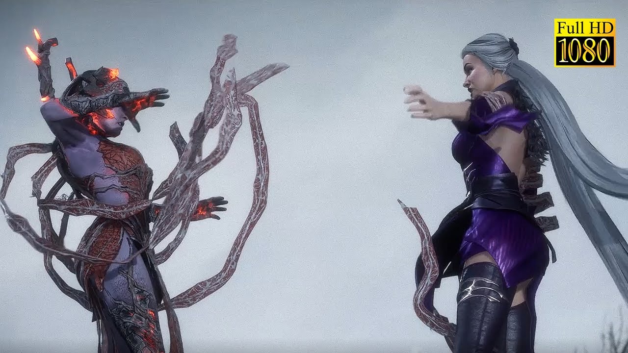 Fujin Finds the Crown & Sindel Vs cetrion II Mortal Kombat 11 Aftermath Cutscenes
