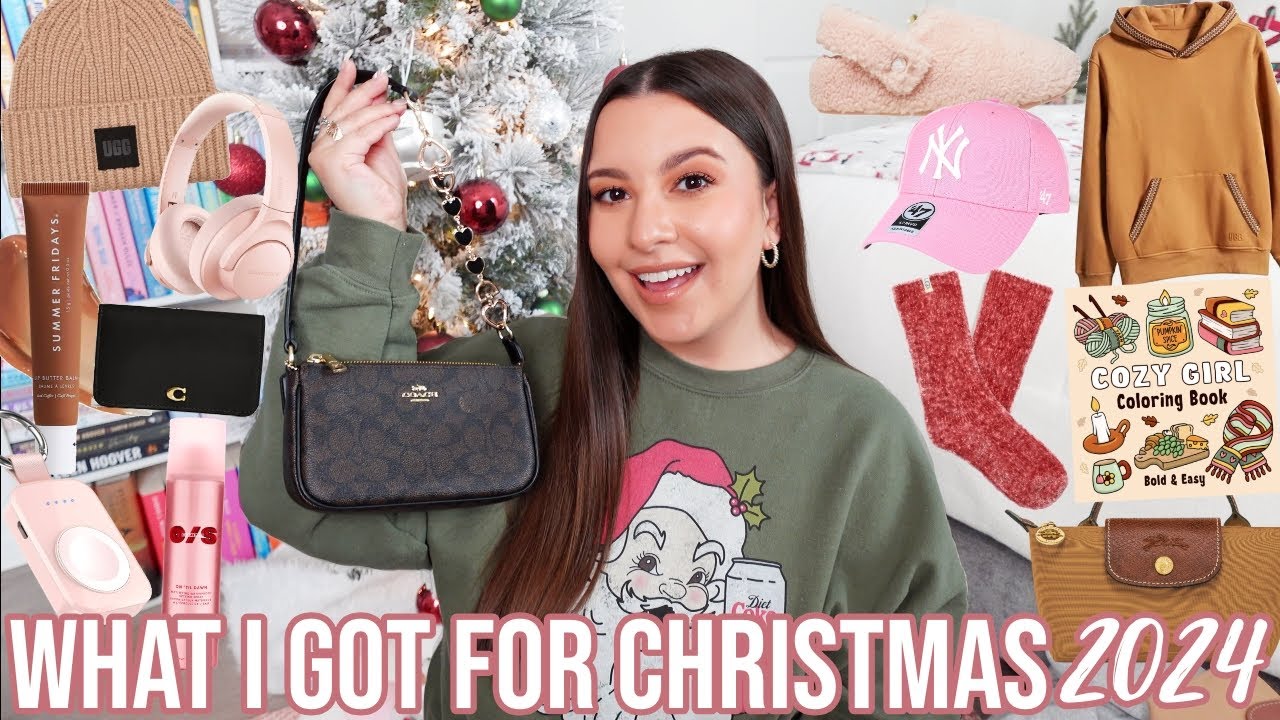 WHAT I GOT FOR CHRISTMAS 2024 | Viral Coach Bag, Popular Makeup, TikTok Shop Finds | Jackie Ann