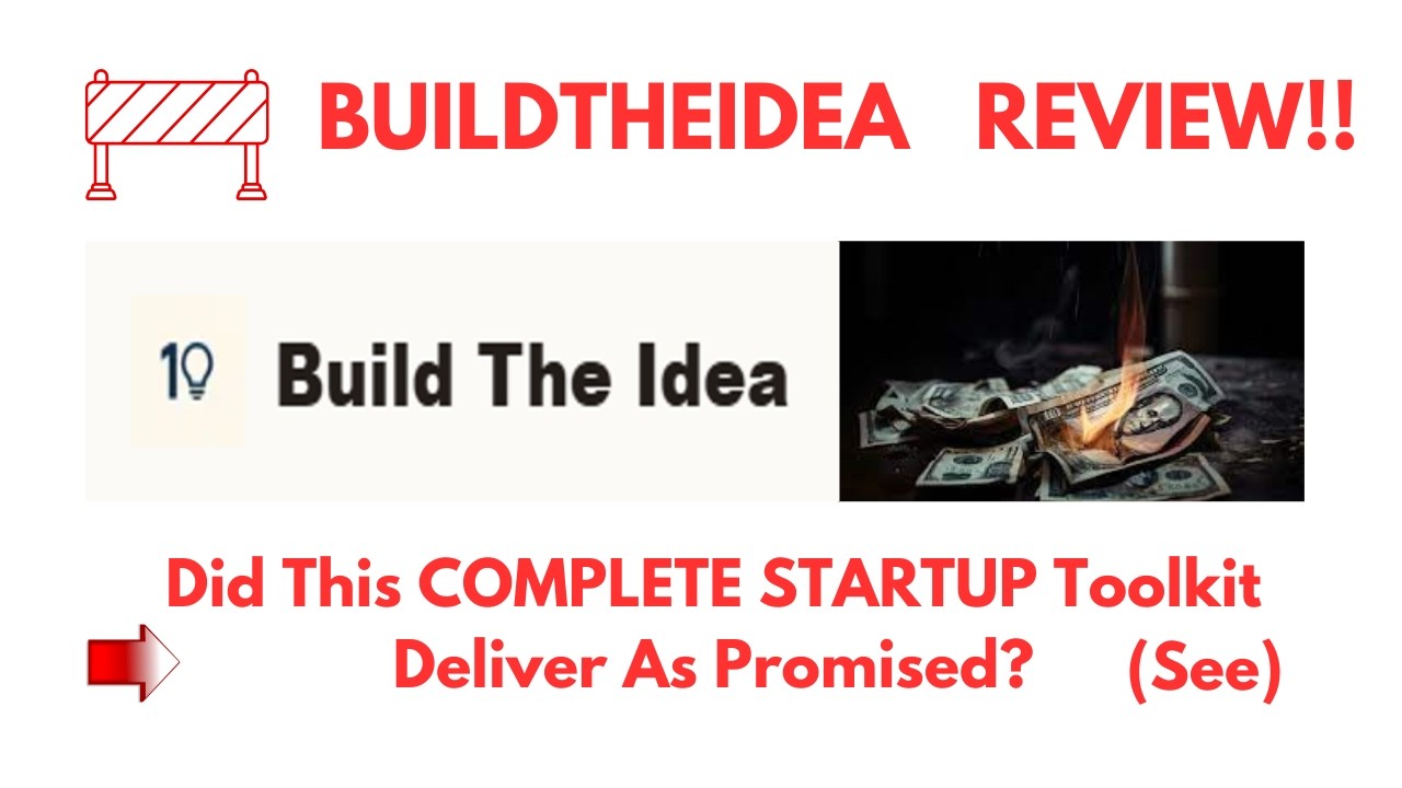 BuildTheIdea Review- Do you need anything more with this COMPLETE STARTUP TOOLKIT?(Do not Use Yet