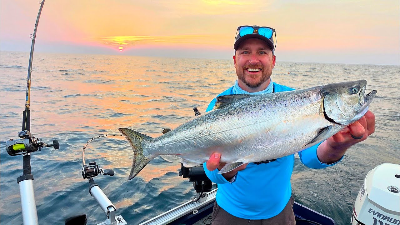 Late Spring KING SALMON on Lake Michigan!!!...First TOURNAMENT of the Year!!!