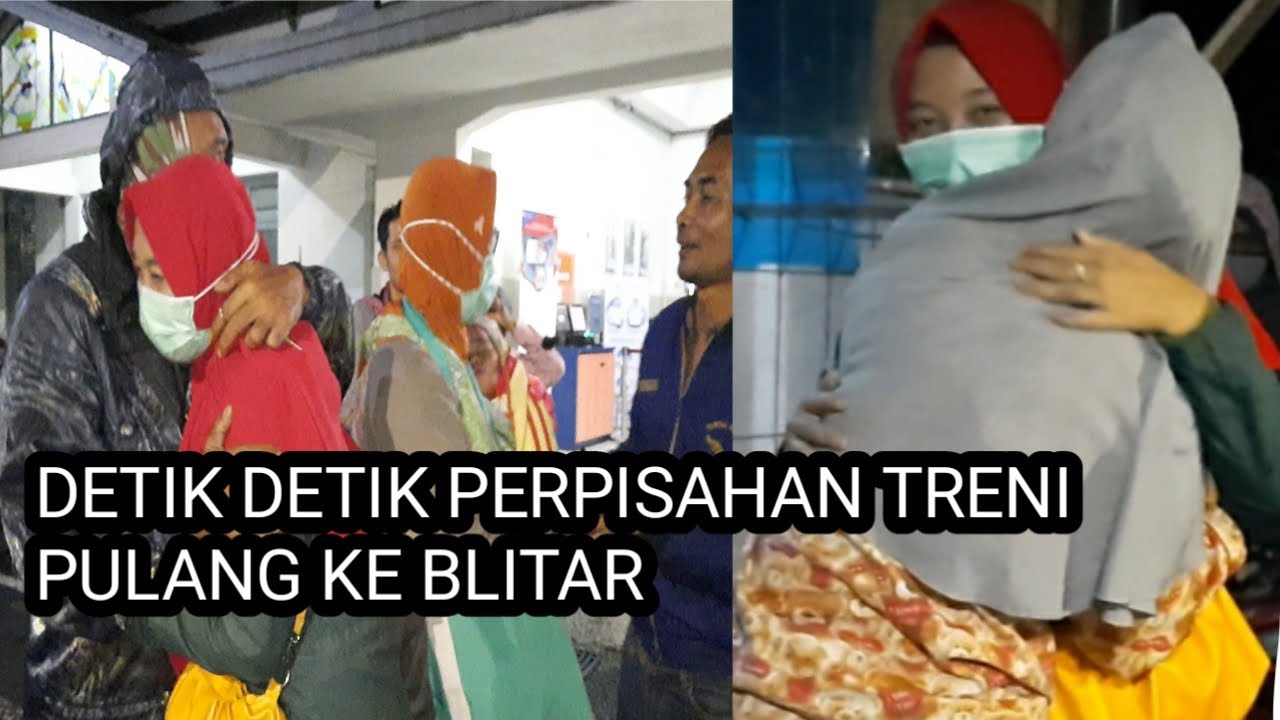 Perpisahan trena treni || Detik Detik Treni Pulang Ke Blitar