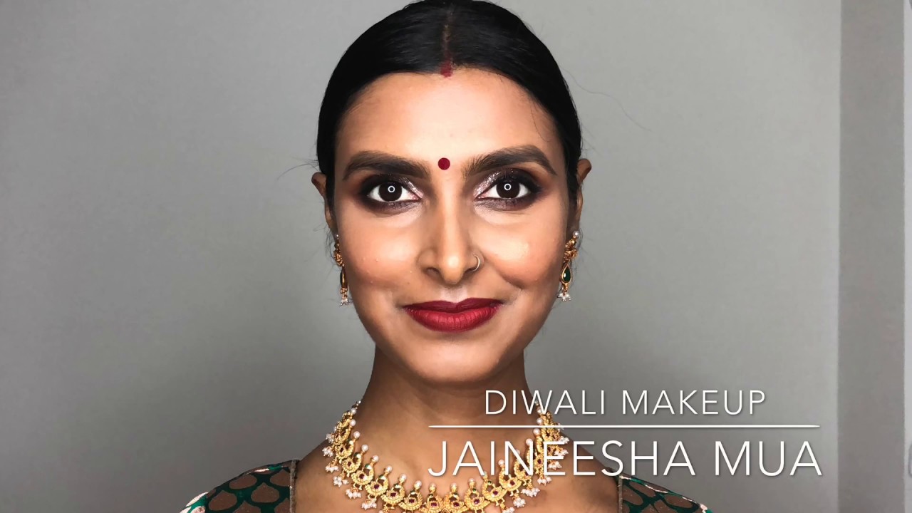 || DIWALI MAKEUP 2018 || using a mix of cruelty free and vegan products for darker Asian skin tones!