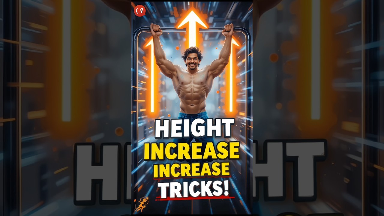हाइट कैसे बढाये😱! सिर्फ 5 मिनट की 3 एक्सरसाइज से हाइट बढ़ाओ⚡💯! 
