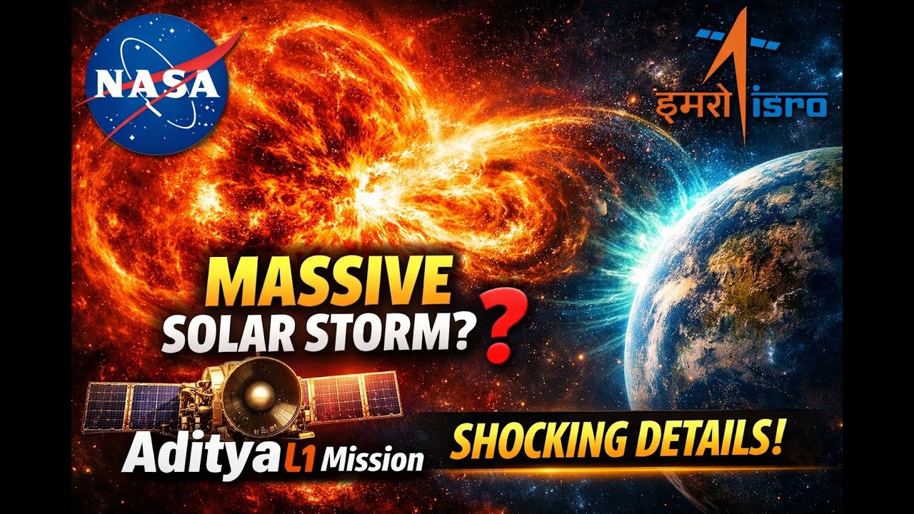 Solar Storm Explained ⚠️ From Carrington Event to Aditya-L1 | UPSC Science #upsc2026 #upscprelims