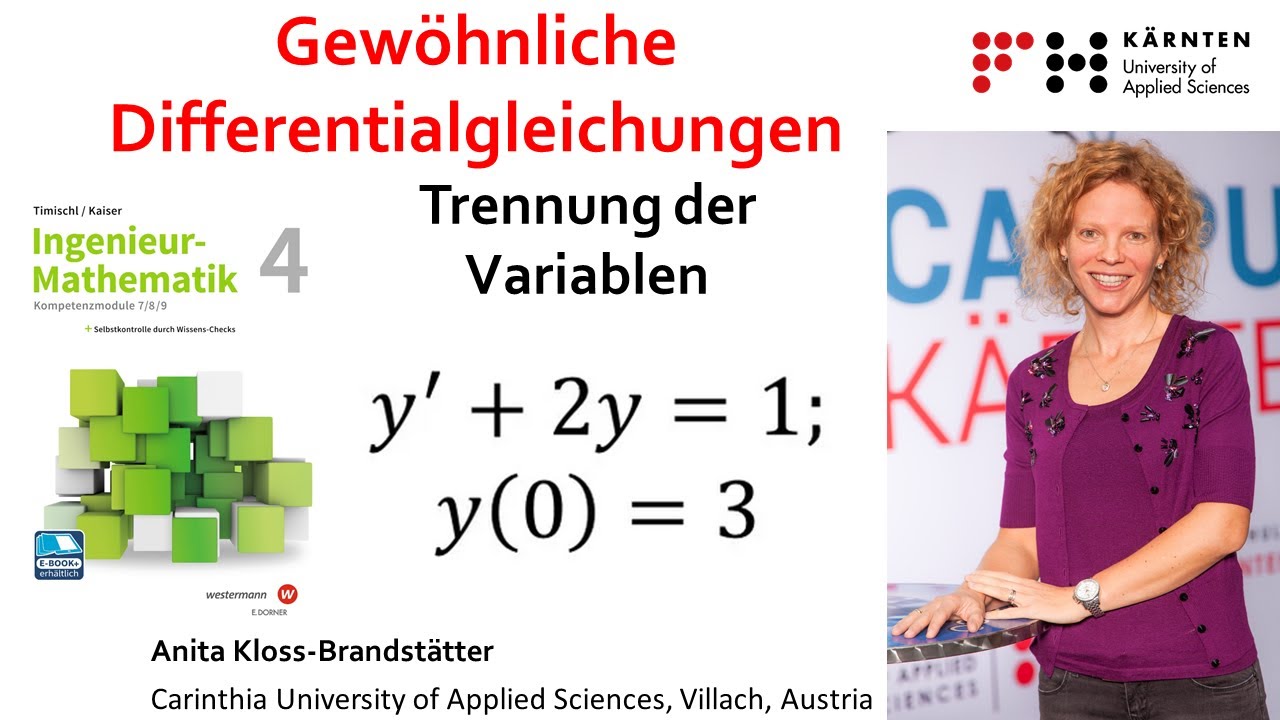 Gewöhnliche Differentialgleichungen: Trennung der Variablen