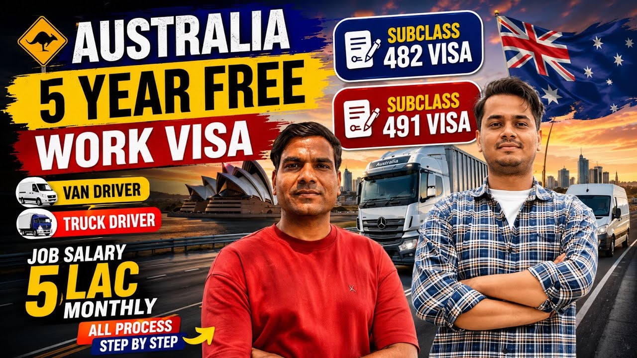 Австралийская рабочая виза на 5 лет (2026 г.) 🇦🇺 | Визы подклассов 482 и 491 | Работа водителем г...
