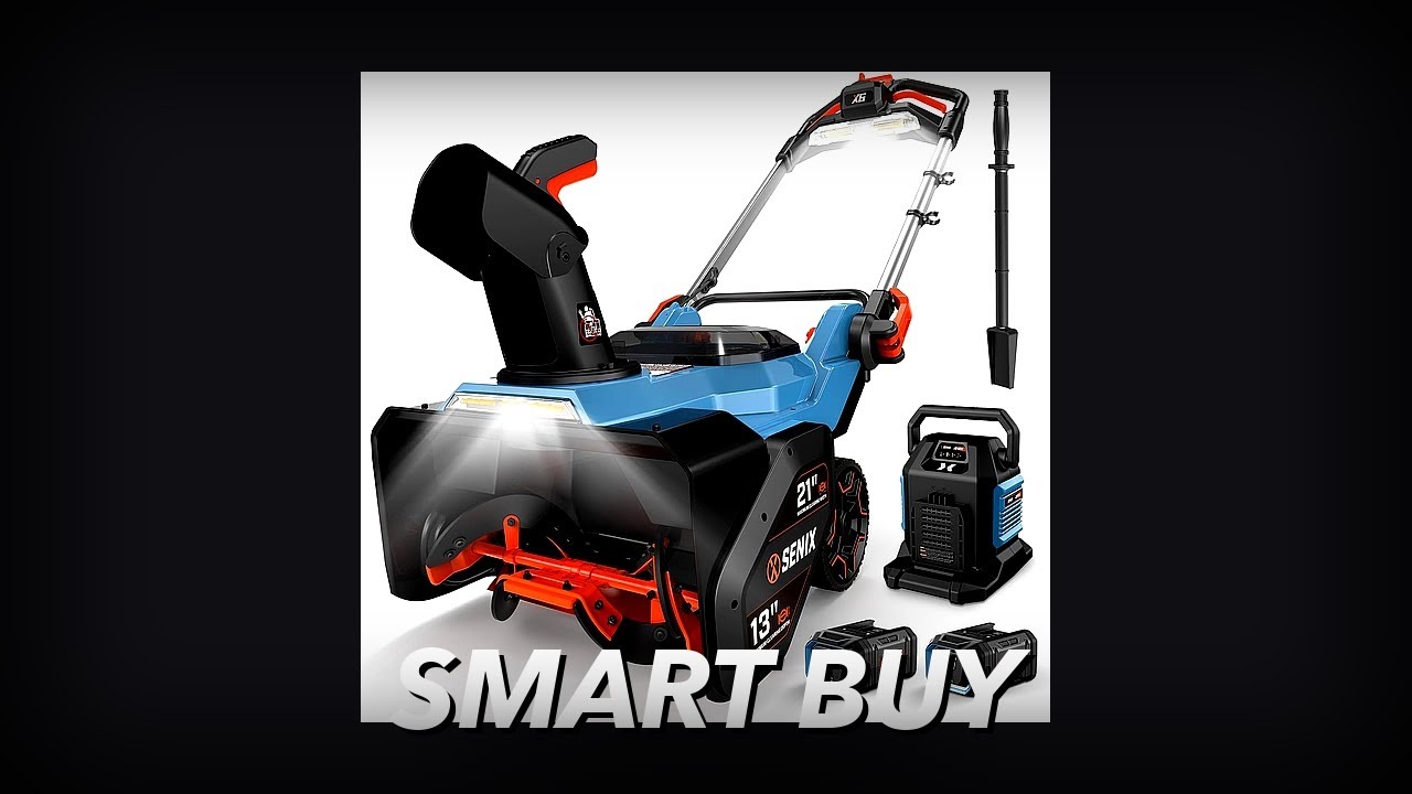 SENIX 60V 21 Cordless Snow Blower Review Smart Buy 2025