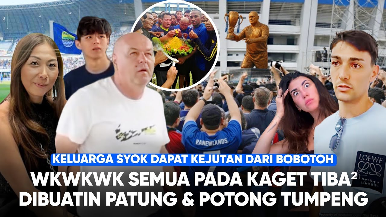 Coach Bojan Dibuatkan Patung, Anak & Istirnya Terharu! Barba 'Kaget' Langsung Ada Syukuran Para Fans