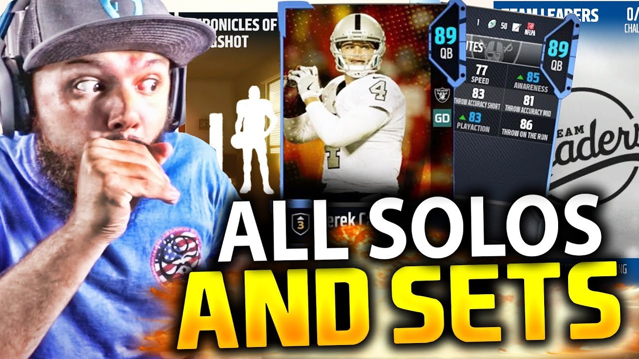 ALL THE MADDEN 18 SOLOS AND SETS!! MADDEN 18 POWER UP PLAYERS