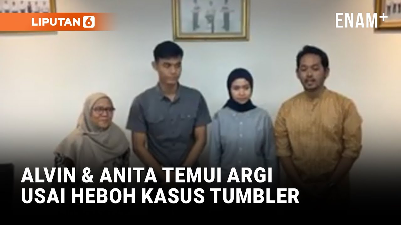 Momen Alvin dan Anita Temui Argi Usai Heboh Kasus Tumbler Rp300 Ribu Ketinggalan di KRL | Liputan6