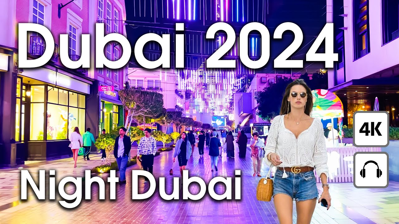 Dubai 🇦🇪 Night Dubai [ 4K ] Walking Tour Compilation