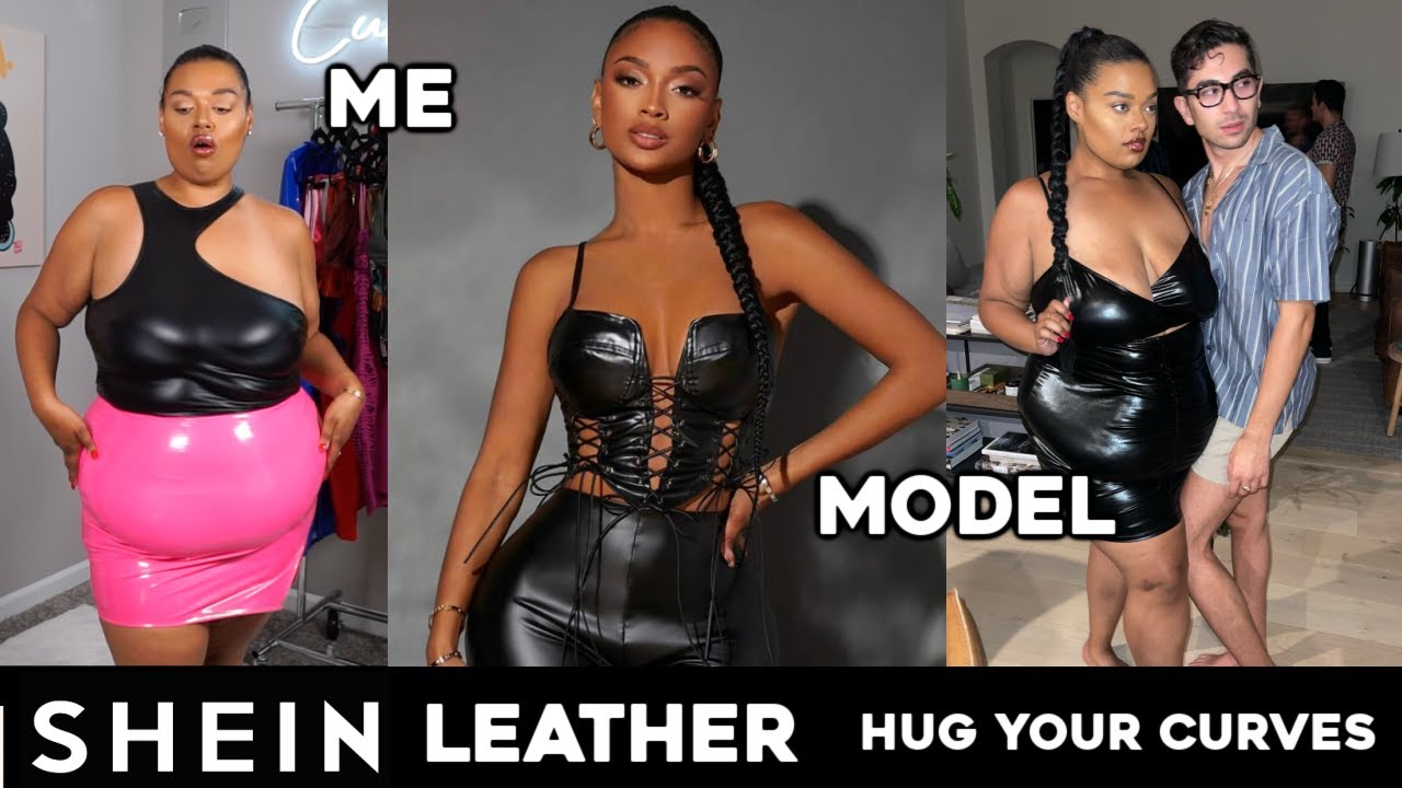 The Latest and Hottest Trend in Leather - Shein Curve Haul