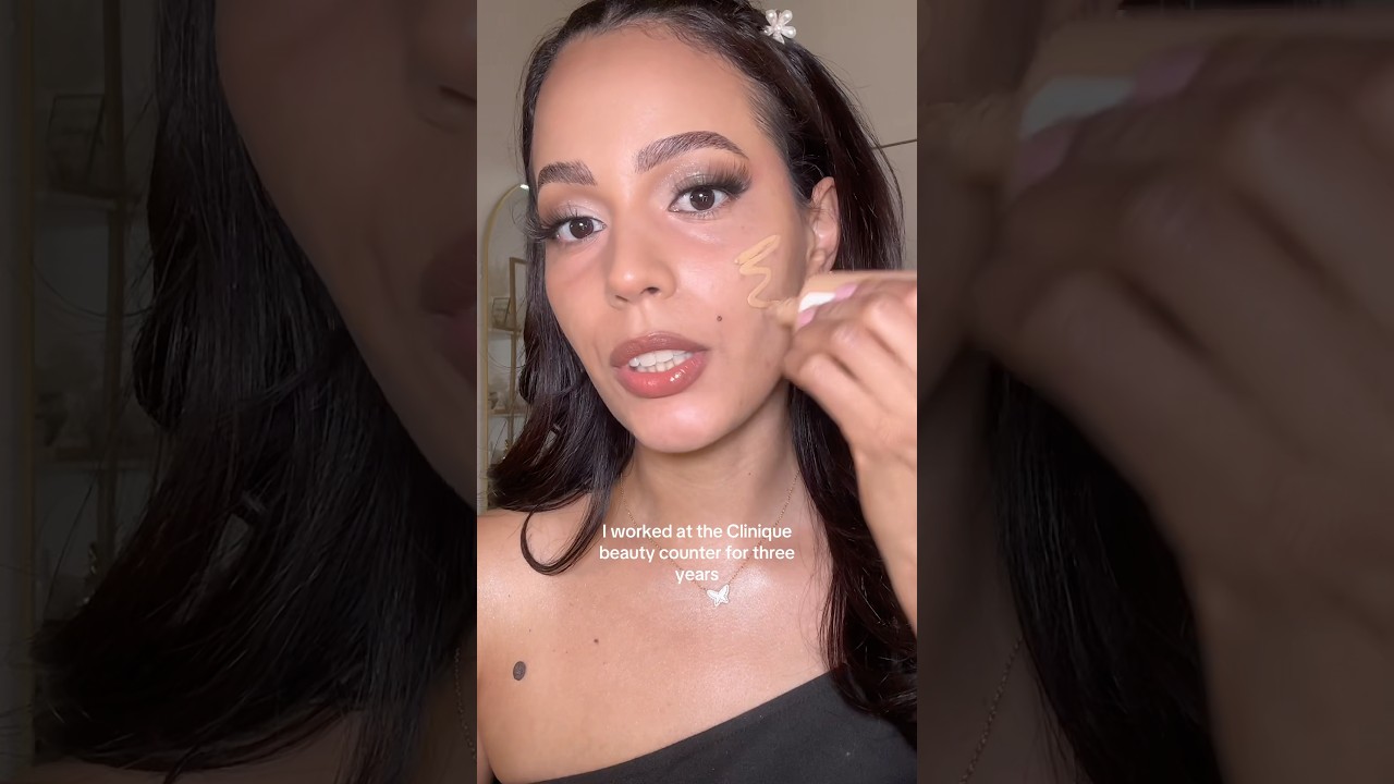 Clinique Even Better Foundation is old but gold🥹 #viralmakeup #foundationhack #foundationreview