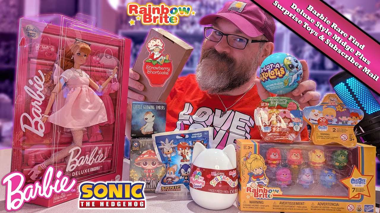 Barbie Deluxe Style Rare Find Midge & Surprise Toys (Rainbow Brite, Strawberry Shortcake, and more!)