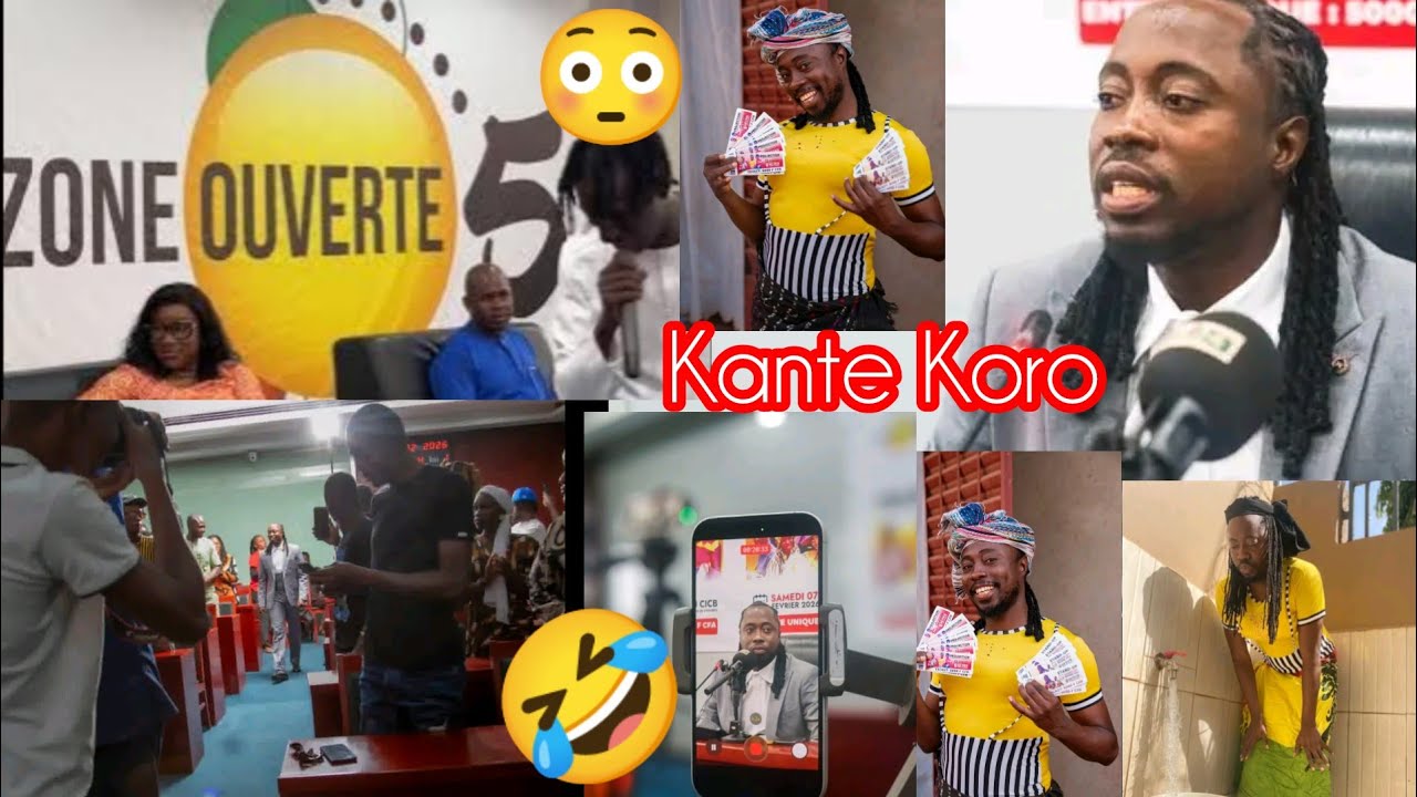 ZONE_OUVERTE 5 : Le plus grand spectacle du comédien Kanté qui fait vibrer le public 🔥😂