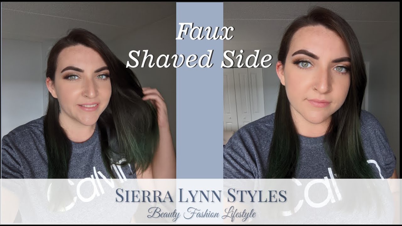 How to: Faux shaved side 3 different ways