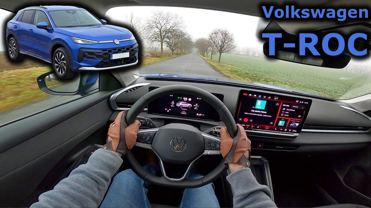 2025 Volkswagen T-ROC 1,5 eTSI DSG | new generation | POV driving