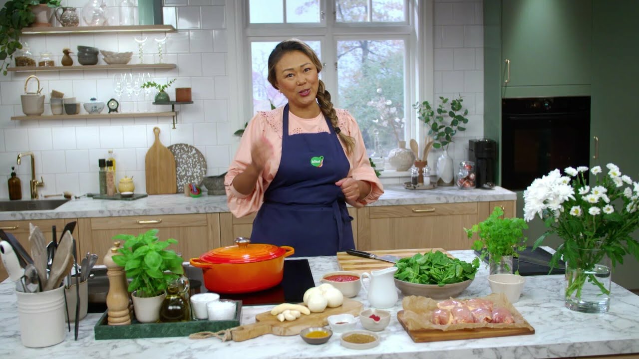 Kökets middag: Masalagryta med kyckling och spenat - Köket