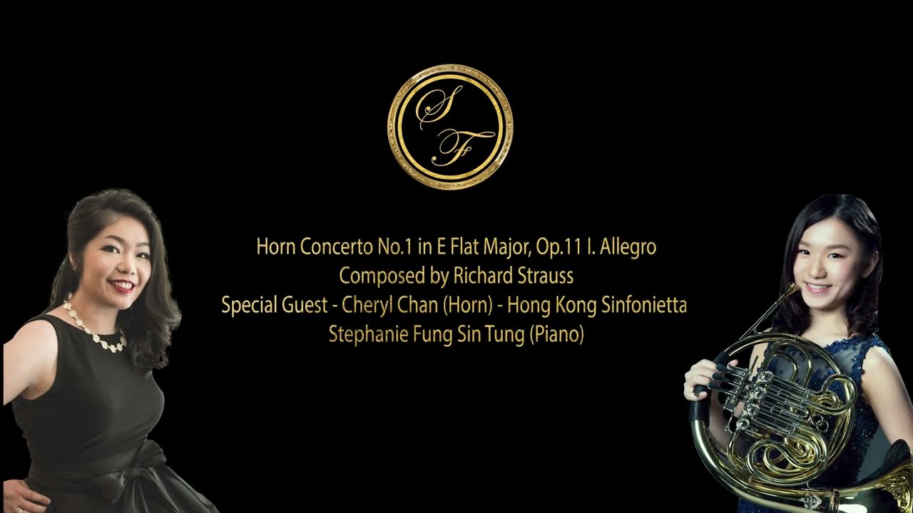 Masterful Duo! - Horn Concerto No.1 in E Flat major, Op.11I. Allegro - Stephanie Fung & Cheryl Chan
