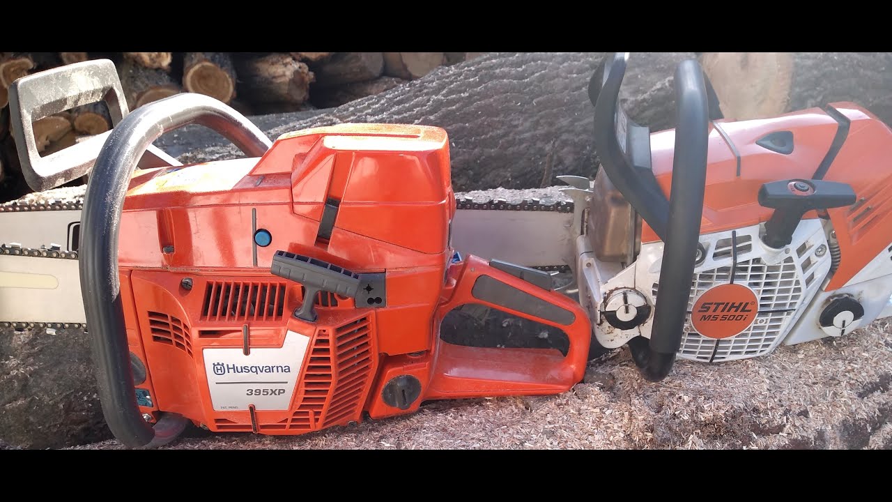 Husqvarna 395 XP & Stihl MS 500i  bars TSUMURA 33